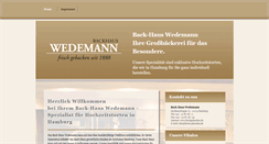 Desktop Screenshot of hochzeitstorte-hamburg.com